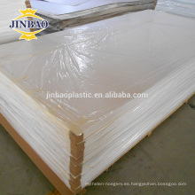 JINBAO pvc material de espuma plástica 3d tablero de impresión lámina de espuma de pvc